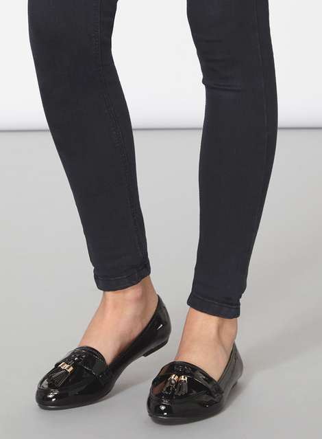 Black 'Wipa' Tassel Loafer shoes